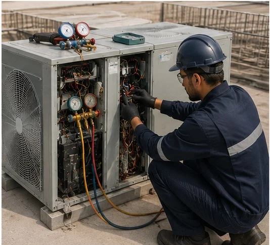 manutenção preventiva de ar-condicionado hvac